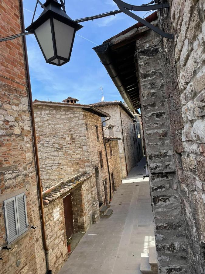 Casa La Rosa Lägenhet Gubbio Exteriör bild