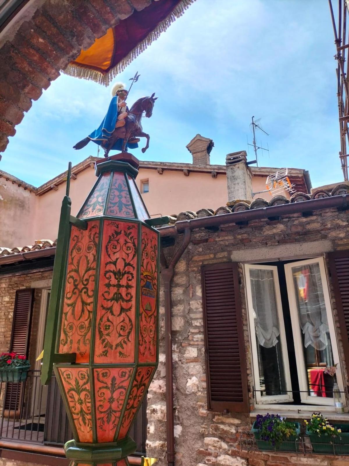 Casa La Rosa Lägenhet Gubbio Exteriör bild